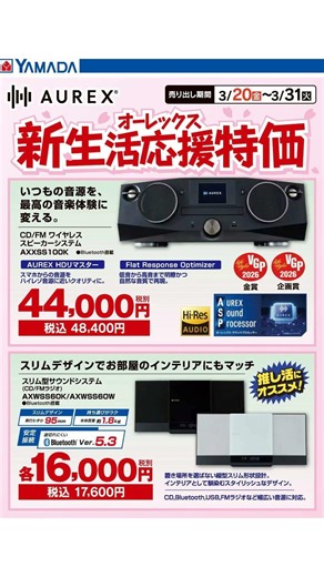 ヤマダ 電機 - REGZAフェア 03/20 - 03/31