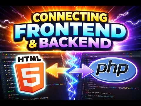 How to connect Backend with Frontend | Html and Php Task | By Yasin