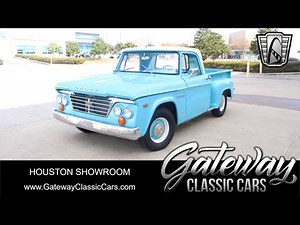 1962 Dodge Pickup Stock#2389 HOU For Sale Gateway Classic Cars Houston Showroom
