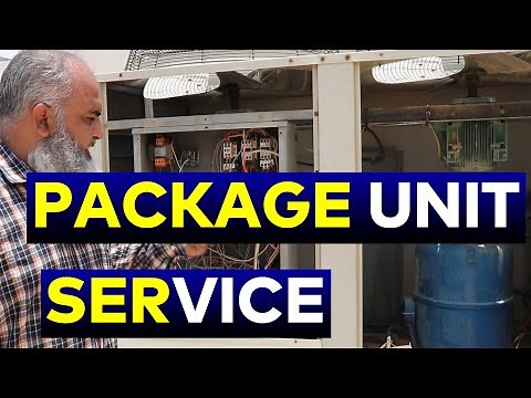 HOW TO SERVICE PACKAGE UNIT AND REPAIR DAMAGE DUCT..|| KNOWLEDGE4YOU.