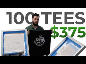 $3.75 Screen Printed Shirts: Real Bulk Pricing Breakdown