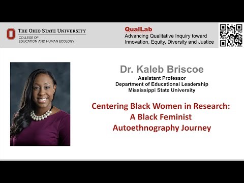 QualLab Lunch: Centering Black Women in Research: A Black Feminist Autoethnography Journey