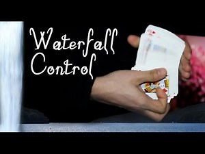 Card control for card tricks - Waterfall control