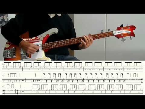 Dear Prudence - The Beatles - Bass Tutorial with Tabs