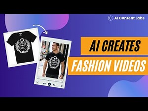 How to Create AI-Generated Model Videos for Your T-Shirts 🎥