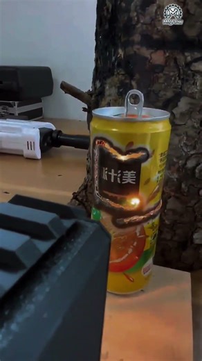 Insane Homemade Laser Gun Burns Through Cans!