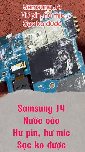 Samsung J4, hư pin, hư mic, sạc không vào #ssj4 #j4 #samsungj4 | Nhật Minh