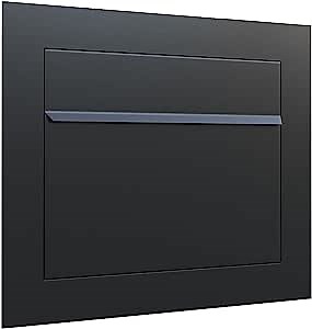 SORA - Modern Built-in Black Mailbox