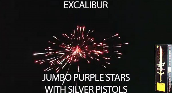 Excalibur Artillery Shells from World Class Fireworks Springbrook Fireworks