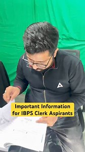 11 reactions | Important Information for IBPS Clerk Aspirants  #ibps #ibpsclerk #ibpsclerk2024 #adda247 Visit our Adda247 YouTube channel :- https://www.youtube.com/channel/UC1L2JoMpcY6MRLhFd3gg5Xg | Adda247 | Facebook