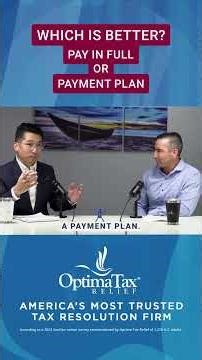 Which is Better? Pay in Full or Payment Plan