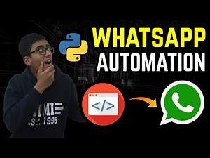 WhatsApp Automation using Python in 3 lines. WhatsApp Bot Automation - Web Automation