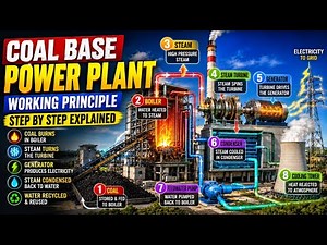 Coal-Based Power Plant Working Principle Explained | How Electricity is Generated Step by Step