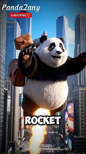 Panda Delivers Mail with an UNCONTROLLABLE Jetpack! 🚀😂
