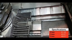 This late model horizontal machining center features 51.18"X x 43.31"Y 49.31"Z, at 6000 RPM Spindle Speed, and a 171 Position Tool Magazine. Find out more here: http://bit.ly/2ZlyjIy | Machinery Marketing International