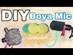 How to Create a DIY Foam Windshield for Boya Microphone