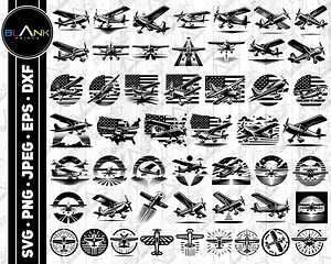 Light Airplane SVG Bundle: Pilot Aviation Aircraft Designs (digital Download) - Etsy