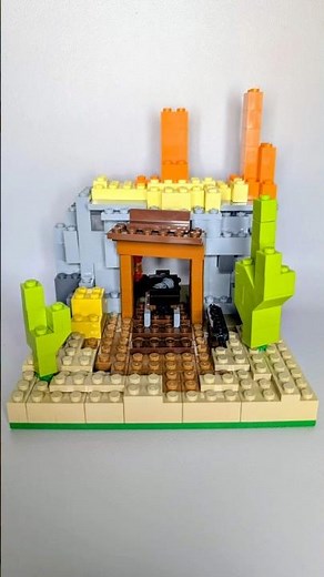 LEGO Mine MOC ⛏️ | Underground Build #Shorts
