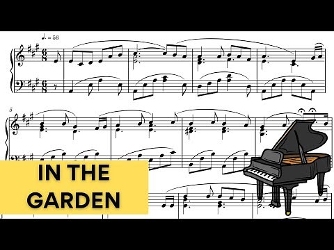 In The Garden | Easy Piano Arrangement | FREE Sheet Music |