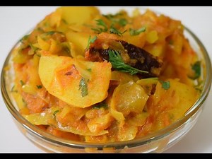 Aloo Patta Gobhi Sabzi Recipe | Aloo cabbage sabzi recip | Potato Cabbage Dry Curry Recipe |