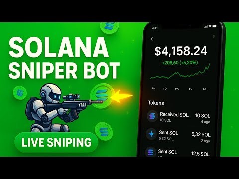 🔴 LIVE 24/7 • Solana Sniper Bot • Automated Buys • MEV Bot Solana • BSC / ETH / Polygon
