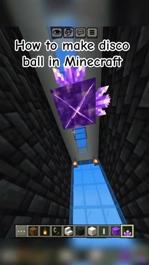 how to make disco ball in Minecraft#shorts#gaming#minecraft