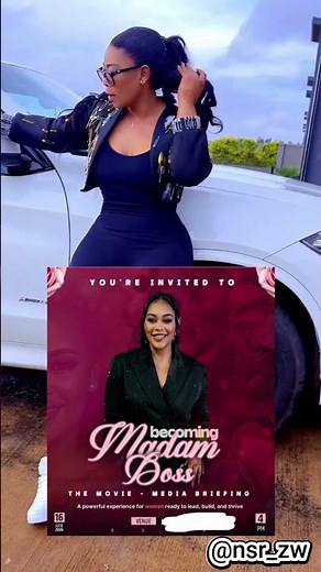 Becoming Madam Boss The Movie is set for a premiere #reels #fyp #film #zimbabwe