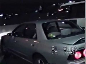 R32スカイラインGTS-tタイプM ４ドアハードトップ 1991年新車時 AT 京橋パーキング 1991年当時映像