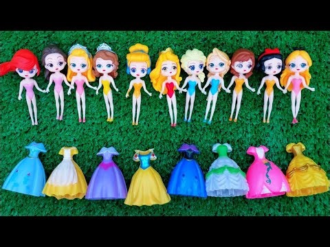 99 Minutes Disney princesses Collection ASMR Satisfying Unboxing | Disney