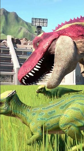 Dinosaur King T.Rex -The dinosaur eats 🔥🚨‼️🦖🚨Jurassic World Evolution #dinosaur #xbox #DinosaurKing