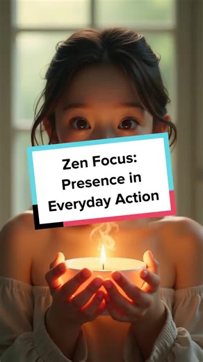 Unlock true focus with Zen’s wisdom. Try this one-minute presence practice and transform your daily actions. #mindfulness #zen #selfdevelopment #focus #spiritualgrowth #innerpeace