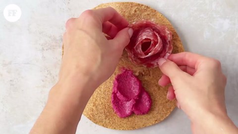 Edible charcuterie board