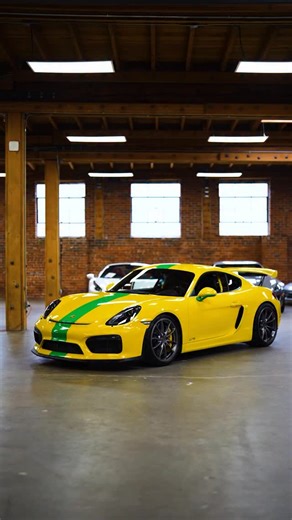 1.2K views · 353 reactions | Manual Porsche GT4  2016 Porsche 981 GT4 - Racing Yellow exterior - Black with yellow accents interior - 21k miles - Manual - Sport Exhaust Additional details on our website, link in bio. | Grand Prix Motors Inc | Facebook