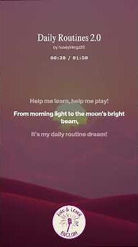 ⏰ Daily Routines 2.0 (Shorts) 🎶 #EnglishShorts #KidsEnglish