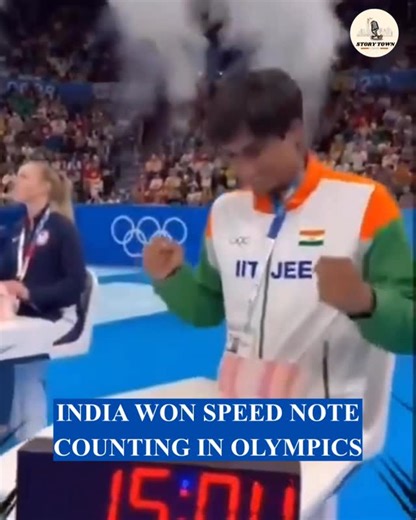 StoryTown.Media on Instagram: "India won speed note counting in olympics ||storytownmedia||#shareforshare #like #storytownstudios #media #news #news #trendingréels #trendingréels"