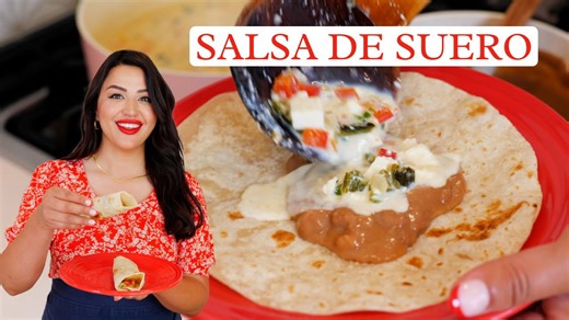 Home Cheese MAKING: Make Fresh Mexican Cheese to Make a WHEY Salsa for BURRITOS
