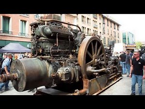 The Most Powerful Antique Tractors in Action. Vintage Engines and Agricultural Heritage