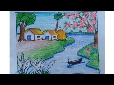 How to draw scenery of autumn (sorotkal)