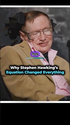 Why Stephen Hawking's Black Hole Equation Changed Everything