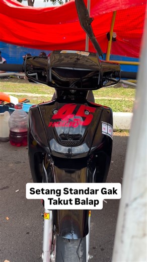 Andika Rindu Anggara on Instagram: "Asli standar setelan nikung khas Jabar #roadrace #satria2tak #onikuroadrace #andikahero"