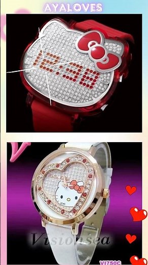 💖 Hello Kitty Watch Collection ⌚✨ | Kawaii Sanrio Aesthetic!# #sanrioaesthetic #sanrio #kawai