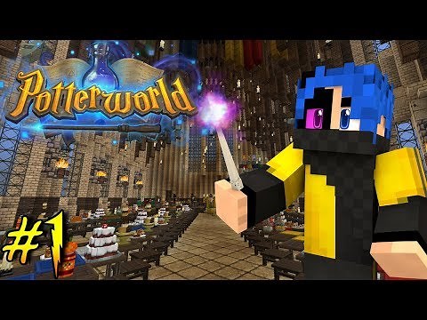 Welcome To Hogwarts, The School of Magic! - Potterworld (Minecraft Harry Potter Server) |Ep.1|