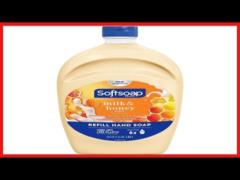 Softsoap Moisturizing Liquid Hand Soap Refill, Milk & Golden Honey 50 Fluid Ounce