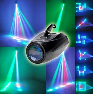 [Hot Item] LED Pixel Light 10W 64 Pattern Stage Light Airship Lamp Projector DJ Disco LED Party Lights