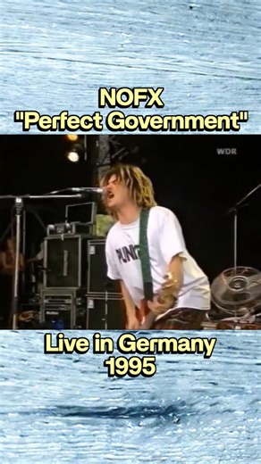 NOFX - "Perfect Government" live in Germany (1995) #nofx #fatwreckchords #punkrock #90spunk