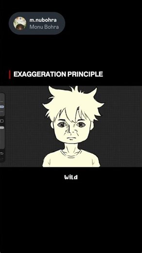 𝗘𝘅𝗮𝗴𝗴𝗲𝗿𝗮𝘁𝗶𝗼𝗻 𝗣𝗿𝗶𝗻𝗰𝗶𝗽𝗹𝗲 in Animation 🎭📍 #animationprinciples #art #learnanimation #animationtutorial