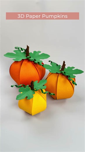 DIY Paper Pumpkins for Autumn Crafts