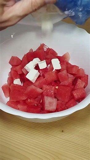 Ensalada de SANDÍA con QUESO FETA