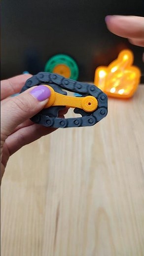 3D Printed Bike Chain gear Fidget toy #3dprintable #3dprinter #fidgettoys