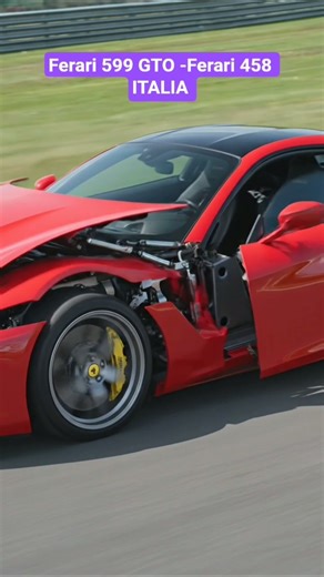 ferari 599 GTO - Ferari 458 ITALIA #autoevolution #automobile #italianengineering #ferrari